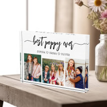 Poppy Großvater Großkinder FotoCollage