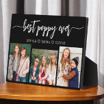 Poppy Großvater Großkinder FotoCollage Fotoplatte<br><div class="desc">Capture die Liebe zwischen Poppy und seinen Enkelkindern mit unserem Großvater Großkinder Foto Collage Plaque. Diese personalisierte Plakette zeigt eine herzzerwärmende Collage aus Foto, in der wunderschön gepflegte Momente gezeigt werden, die Poppy mit seinen geliebten Enkeln geteilt hat. Um die Fotos herum ist der beliebte Titel "Poppy", der dem Design...</div>