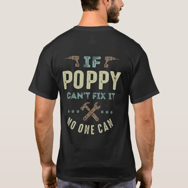 Poppy kann es reparieren T-Shirt (Rückseite)