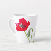 Poppy Latte Tasse
