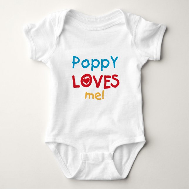 Poppy Lieben Me T - Shirt und Geschenke (Vorderseite)