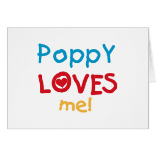 Poppy Lieben Me T - Shirt und Geschenke