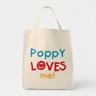 Poppy Lieben Me T - Shirt und Geschenke Tragetasche