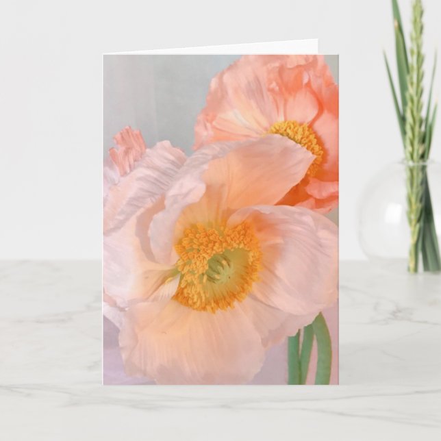 Poppy Love Karte (Vorderseite)