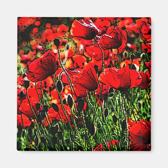 Poppy Magnet (Vorne)