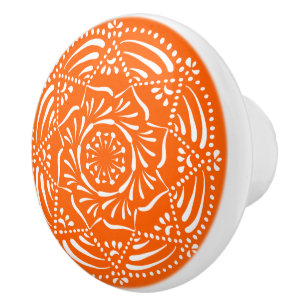 Poppy Mandala Keramikknauf