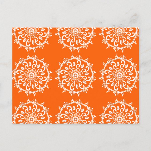 Poppy Mandala Postkarte (Vorderseite)