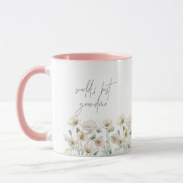 POPPY Niedlich Pastel Wildblume Weltbeste Oma Tasse