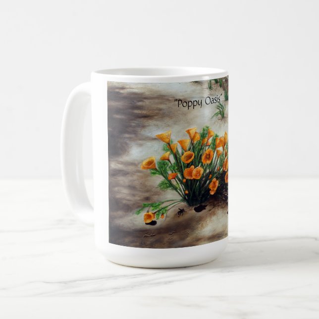 Poppy Oasis Tasse (Vorderseite Links)