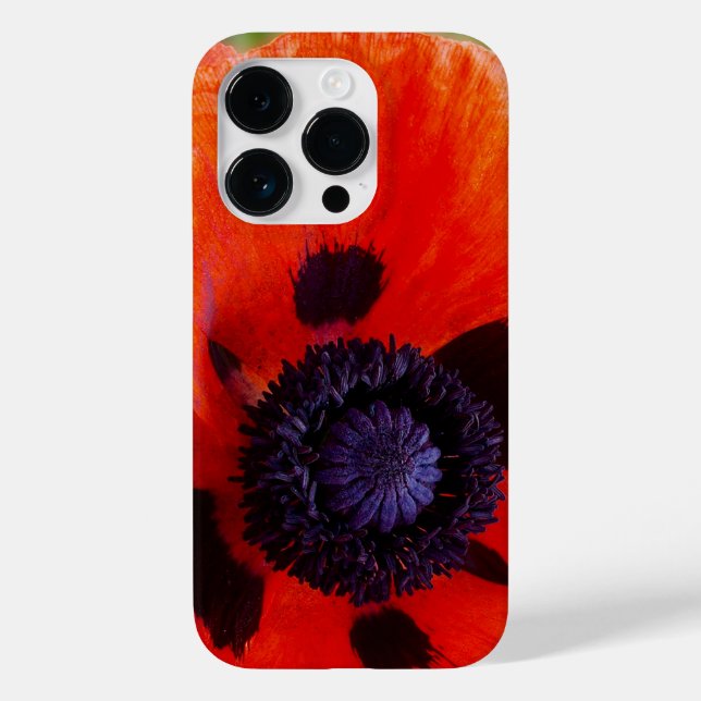 Poppy Orange Blume Foto Case-Mate iPhone Hülle (Rückseite)