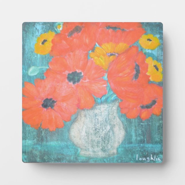 Poppy Plaque Fotoplatte (Vorderseite)