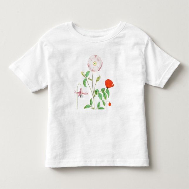 POPPY T - SHIRT TODDLERS INDIVIDUELLE NAME (Vorderseite)