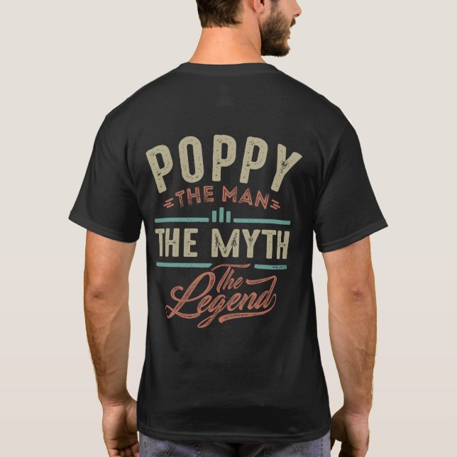 Poppy the Legend T-Shirt (Rückseite)