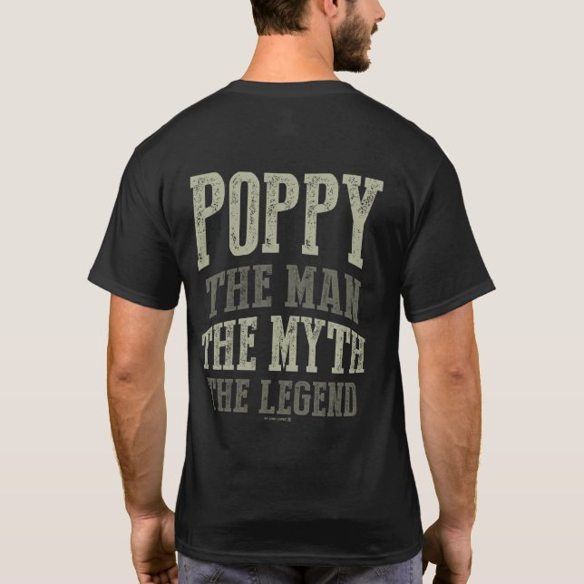 Poppy the Legend T-Shirt (Rückseite)
