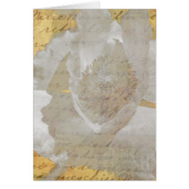 Poppy und Vintage Ephemera Collage Jeden Anlaß