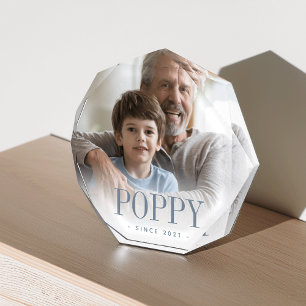 Poppy Year etablierter Foto Block