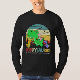 Poppysaurus wie ein normaler Opa, aber mehr T-Shirt