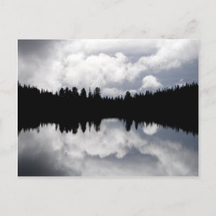 Popradské Pleso Reflection Postkarte