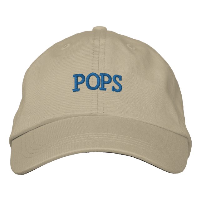 POPS BESTICKTE BASEBALLKAPPE (Vorderseite)