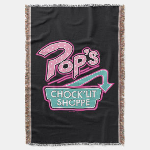 Pops Chock'Lit Shoppe Pink-Logo Decke