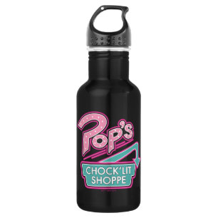 Pops Chock'Lit Shoppe Pink-Logo Edelstahlflasche