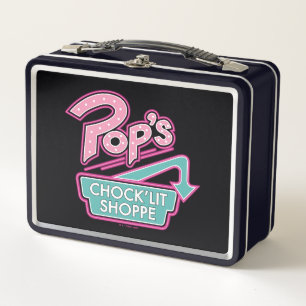 Pops Chock'Lit Shoppe Pink-Logo Metall Brotdose