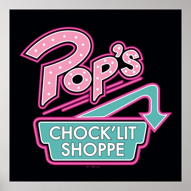 Pops Chock'Lit Shoppe Pink-Logo Poster (Vorne)