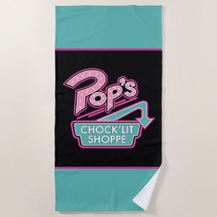 Pops Chock'Lit Shoppe Pink-Logo Strandtuch
