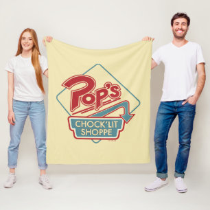 Pops Chock'Lit Shoppe Rotes Logo Fleecedecke