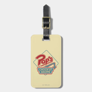 Pops Chock'Lit Shoppe Rotes Logo Gepäckanhänger
