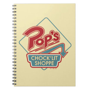 Pops Chock'Lit Shoppe Rotes Logo Notizblock