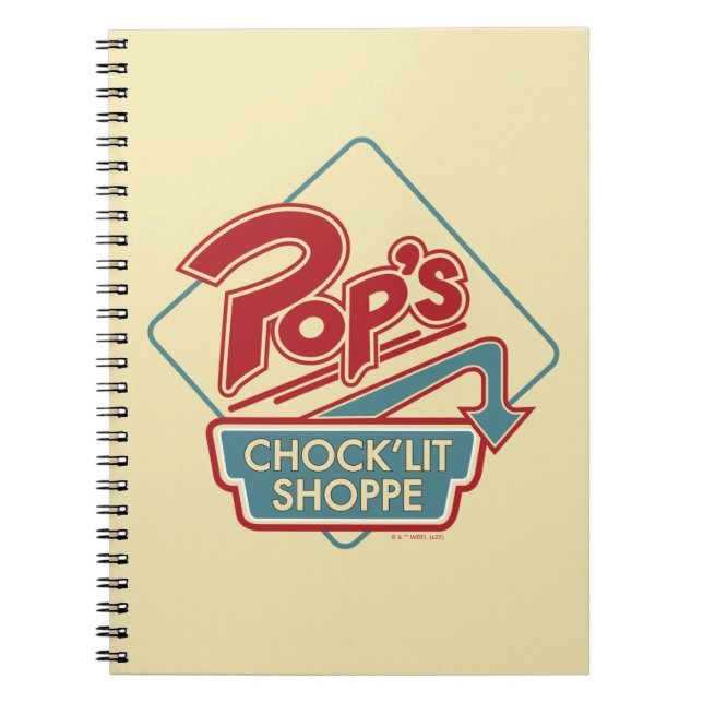 Pops Chock'Lit Shoppe Rotes Logo Notizblock (Vorderseite)