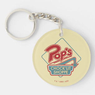 Pops Chock'Lit Shoppe Rotes Logo Schlüsselanhänger