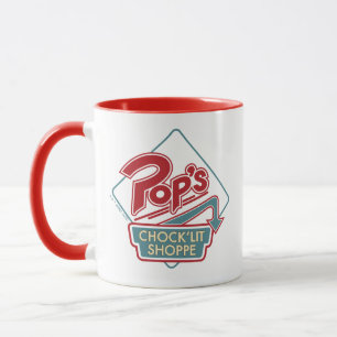 Pops Chock'Lit Shoppe Rotes Logo Tasse