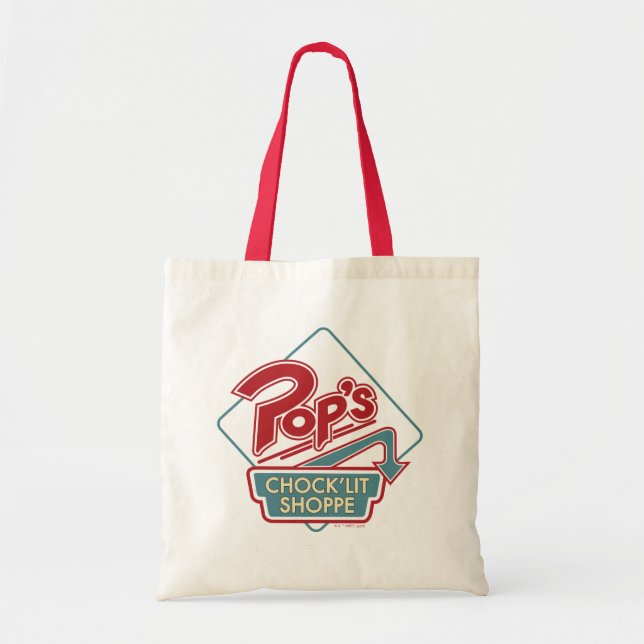 Pops Chock'Lit Shoppe Rotes Logo Tragetasche (Vorne)