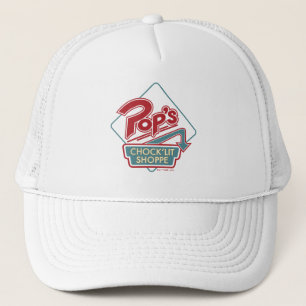 Pops Chock'Lit Shoppe Rotes Logo Truckerkappe