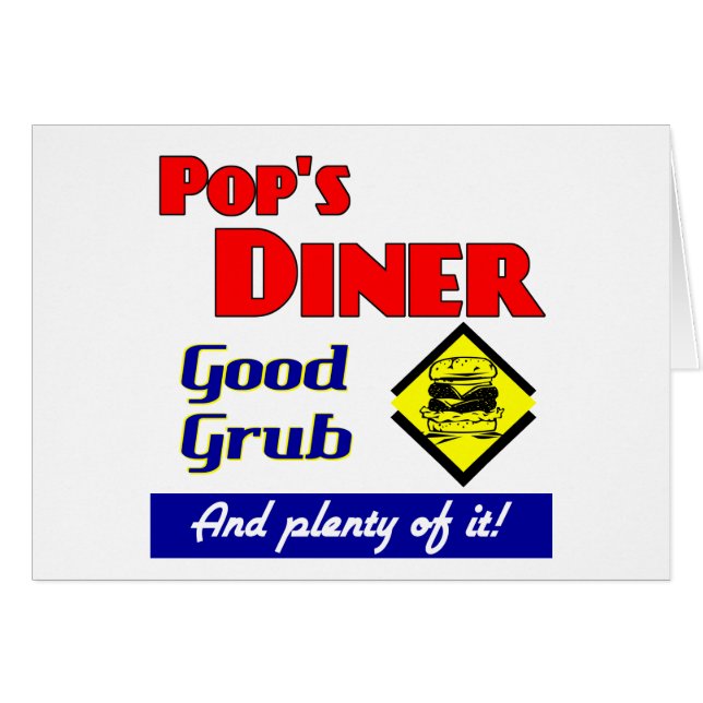 Pops Diner Kitchen Art (Vorderseite (Horizontal))