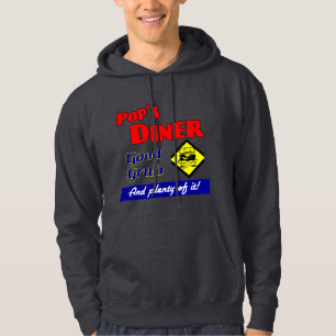 Pops Diner Retro Restaurant Art T - Shirt