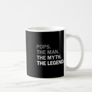 Pops Mann Mythos Legende Opa Vatertag Geburtstag  Kaffeetasse