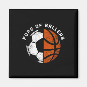 Pops von Llers lustige Fußball-Sketll-Pops Magnet