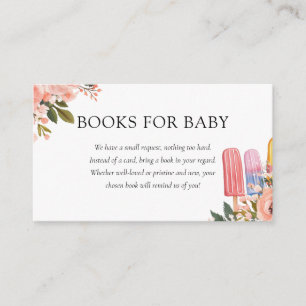 Popsiady to Pop Baby Shower Books for Baby Begleitkarte