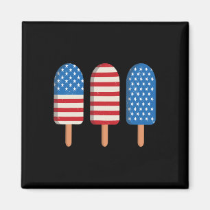 Popsicle American Flag Patriotic 4. Juli Kid s Magnet