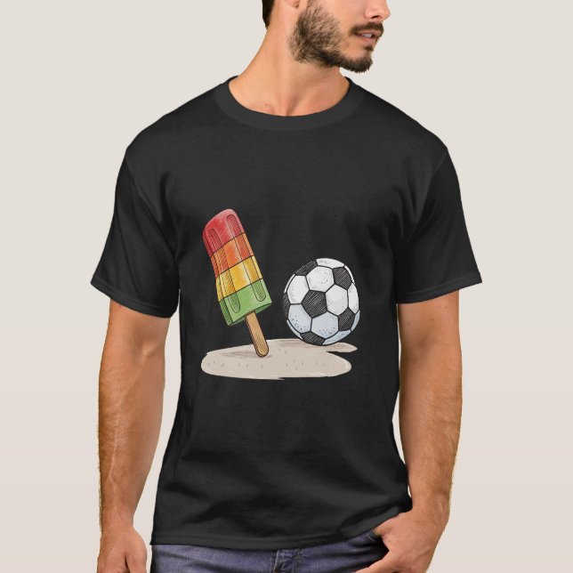 Popsicle and soccer ball T-Shirt (Vorderseite)