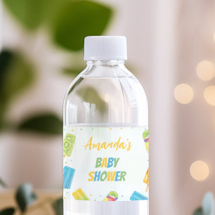Popsicle Baby Dusche Eiscreme Summer Party Wasserflaschenetikett