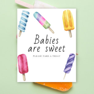 Popsicle-Baby-Party - Babys sind süß Poster