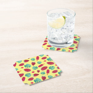 Popsicle, Cherry, Strawberry & Watermelon Blätter Untersetzer