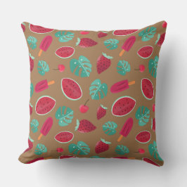 Popsicle, Cherry, Strawberry & Watermelon Kissen