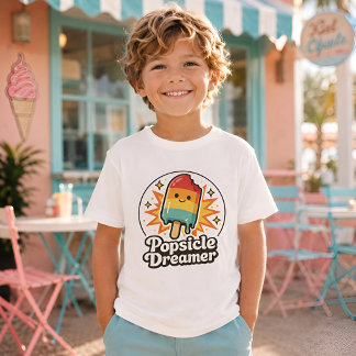Popsicle Dreamer Retro Kinder T-Shirts