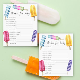 Popsicle - Party Babyspiel-Wünsche