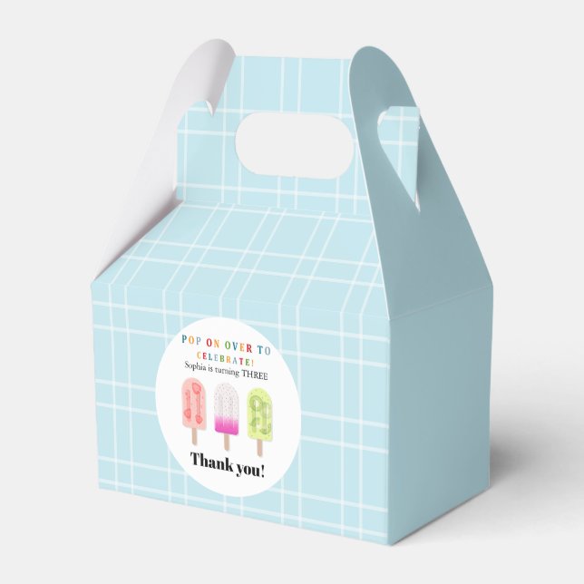 Popsicle Party Geschenkschachtel (Vorderseite)